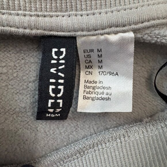 H&M Divided Gray Sweatshirt Graphic Print 72 New York Womens Size M - Picture 5 of 10